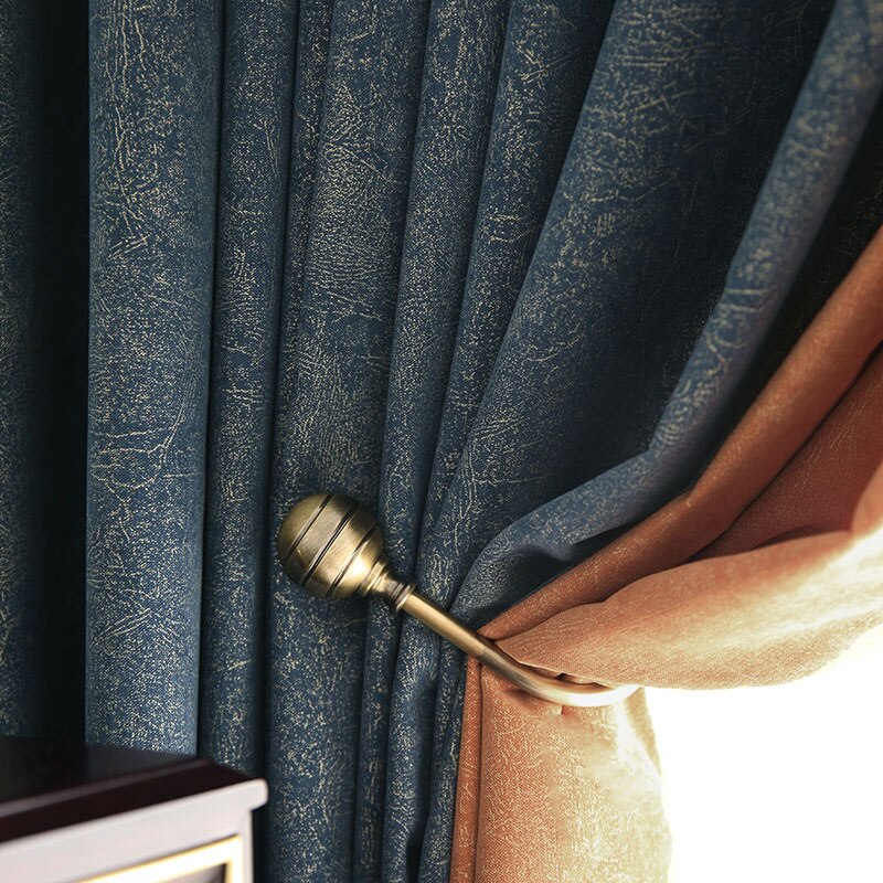 Rideau Occultant Cork Bleu Foncé - Collection Premium