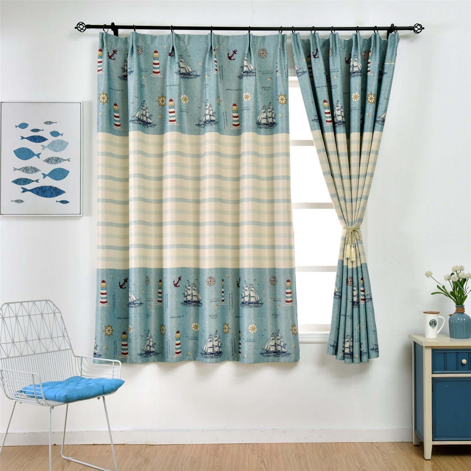 Rye Rideau Motif Marin