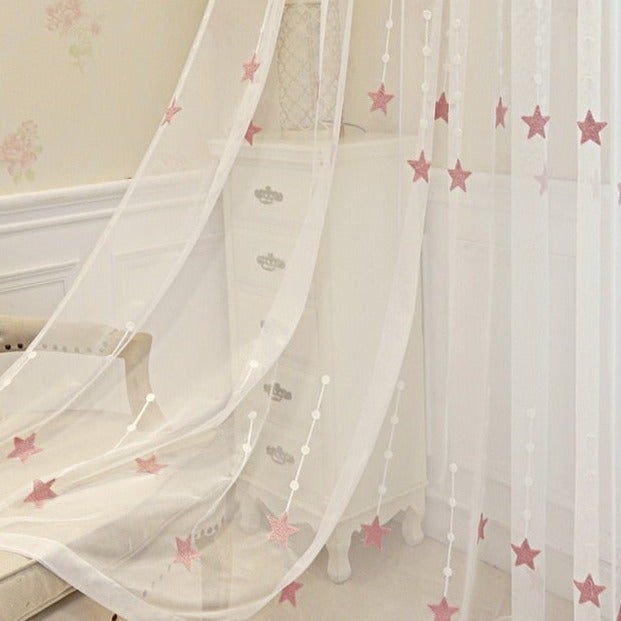 Albina Pink — Rideau Voilage