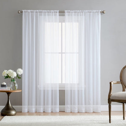 Melaka Blanc – Voilage Rideau Collection Luxe