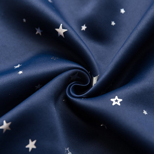 Rideau Occultant Étoiles — Tana Bleu Nuit