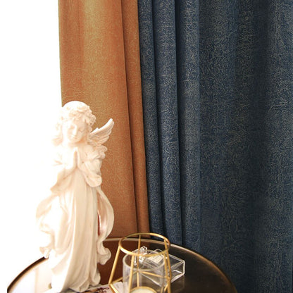 Rideau Occultant Cork Bleu Foncé - Collection Premium
