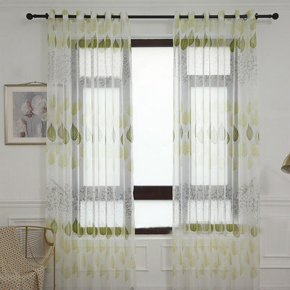 Anytela Rideau Voilage Vert