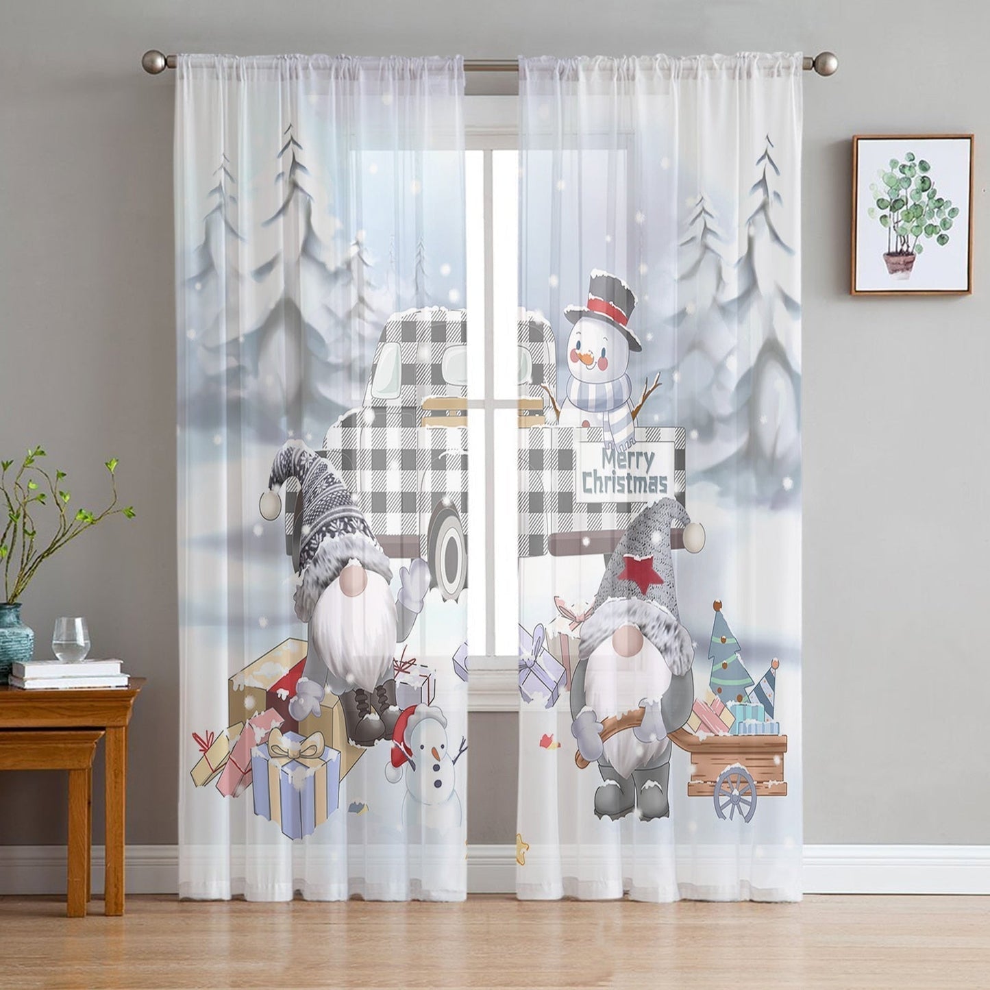 Rideau-Voilage Santa Claus Collection