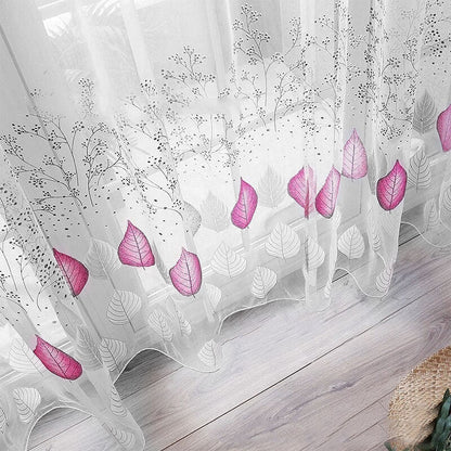 Anytela Rideau Voilage Gris Violet