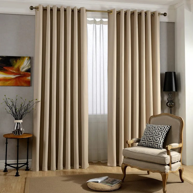 Rideau Occultant Tisto Beige – Édition Signature