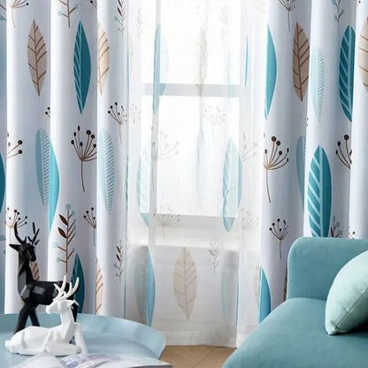 Laune Bleu – Rideau Voilage