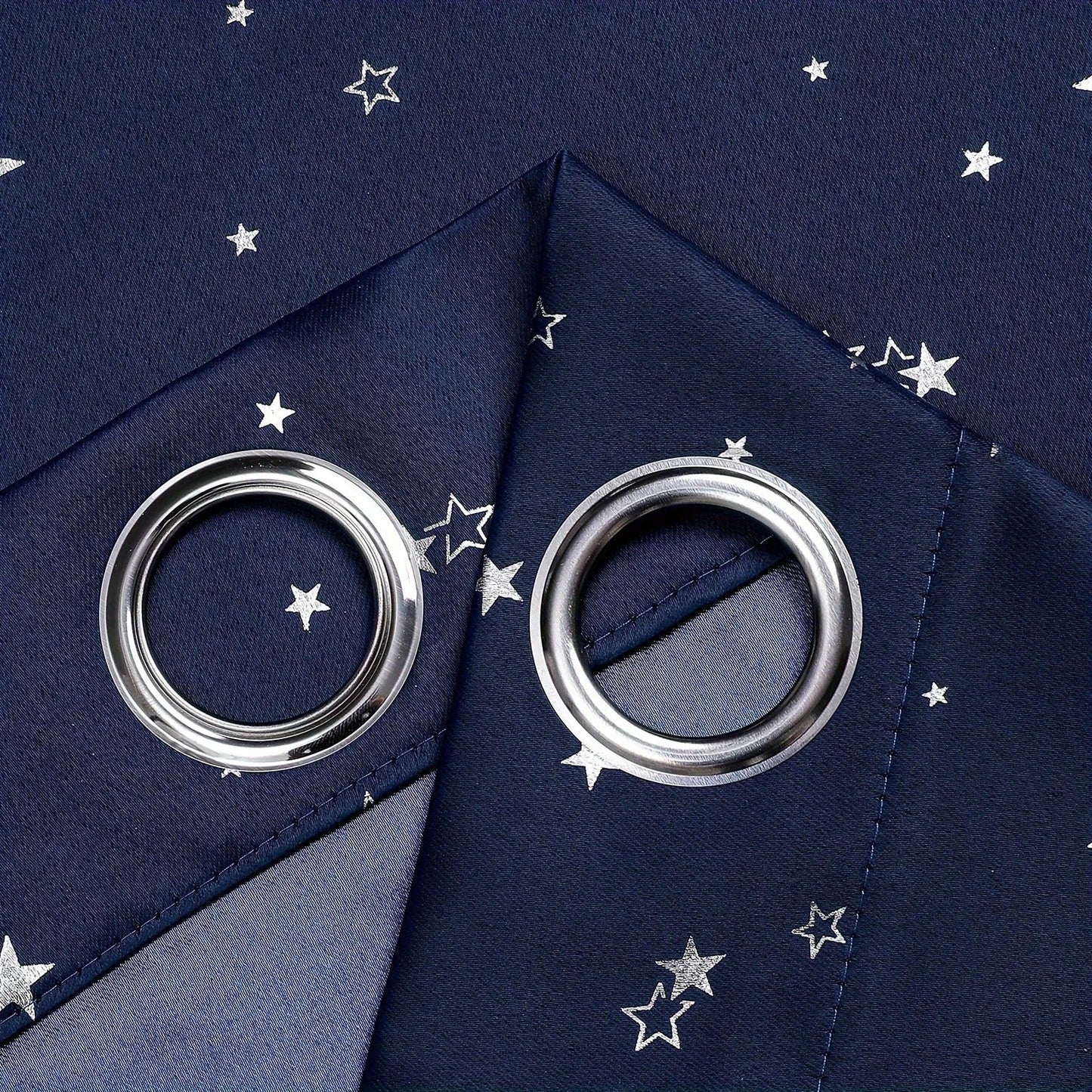 Rideau Occultant Étoiles — Tana Bleu Nuit
