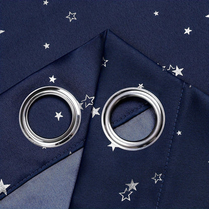 Rideau Occultant Étoiles — Tana Bleu Nuit