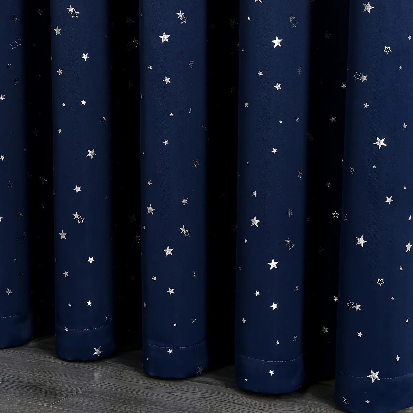 Rideau Occultant Étoiles — Tana Bleu Nuit