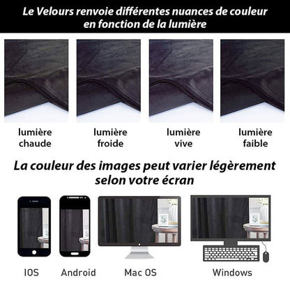 Rideau Thermique Luxe Noir