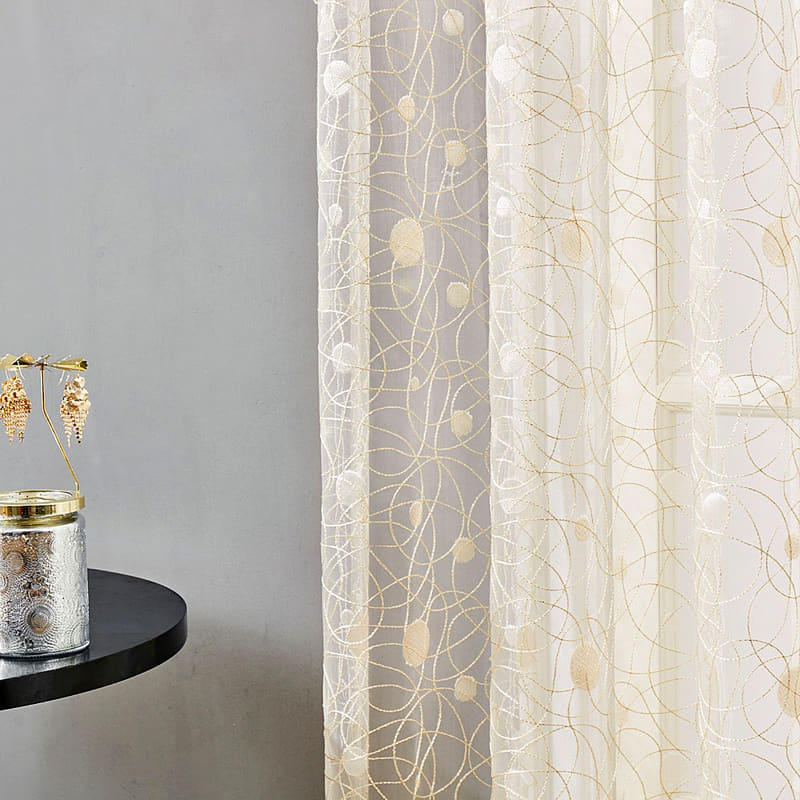Nids d'Oiseaux Premium – Rideau Voilage Beige