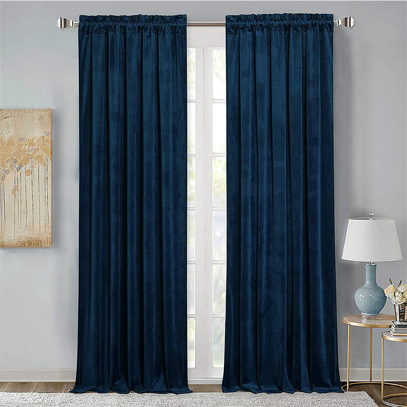 Rideau Luxe Bleu Nuit