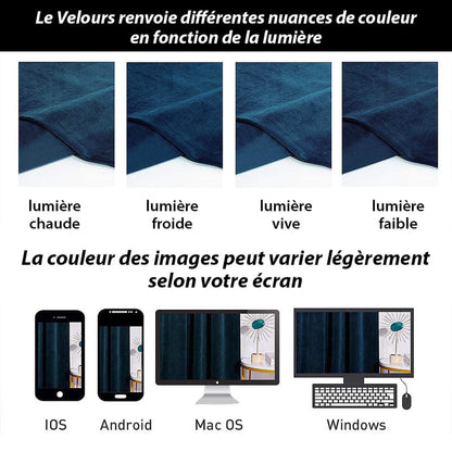 Rideau Luxe Bleu Nuit