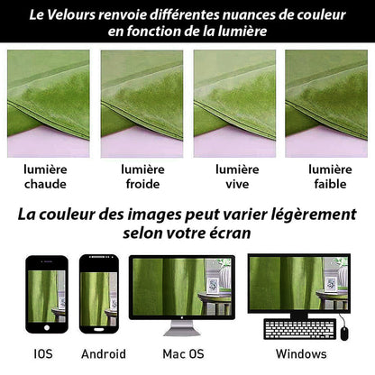 Rideau Thermique Vert Lime Luxe