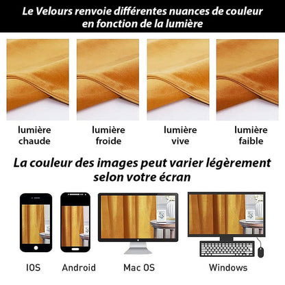 Rideau Thermique Doré — Édition Luxe