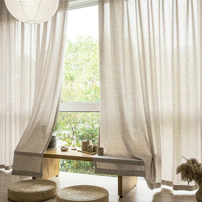 Voilage Beige Madagascar — Collection Signature