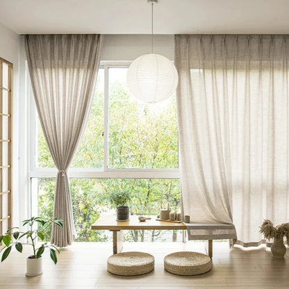 Voilage Beige Madagascar — Collection Signature